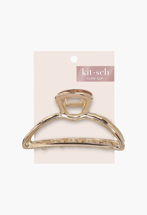 Gold Open Shape Claw Clip