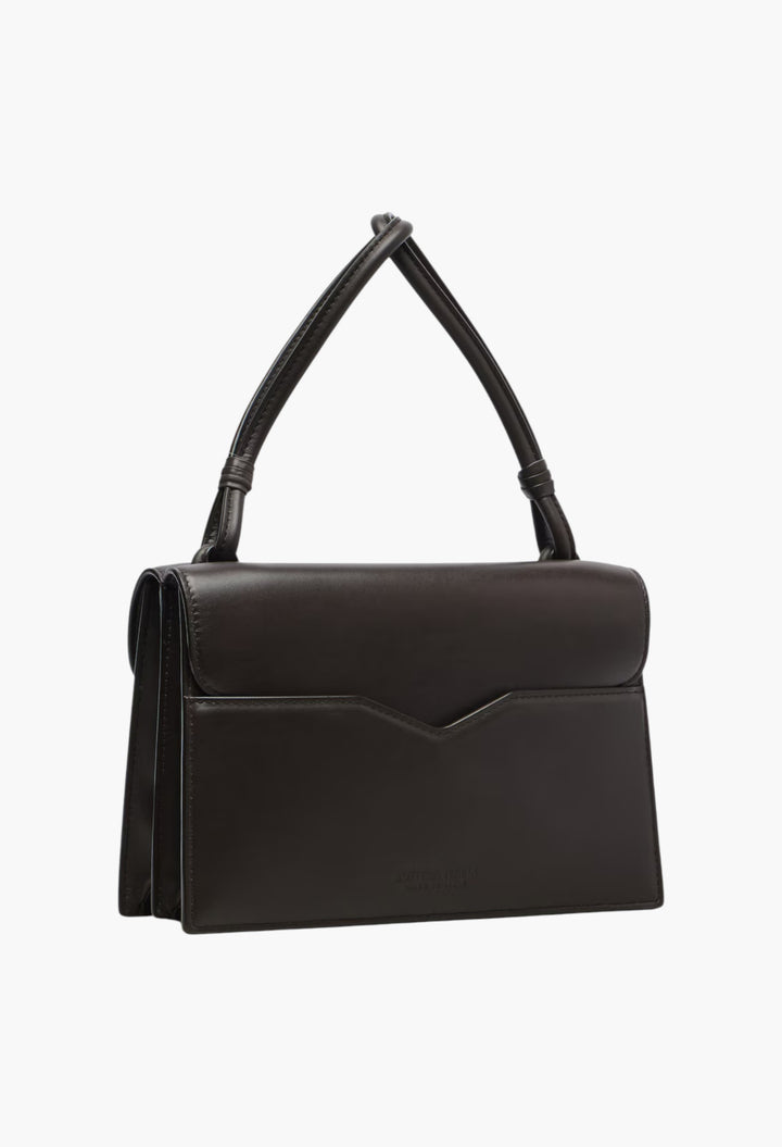 Knot Lock Small Leather Crossbody Bag - GLAM MODA