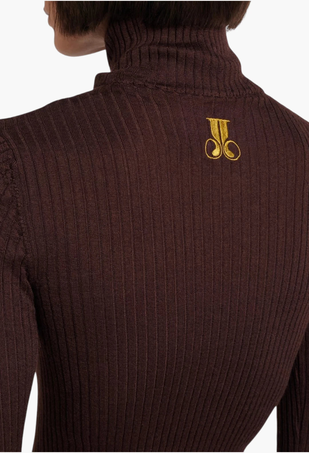 Feather-trimmed cashmere and silk top