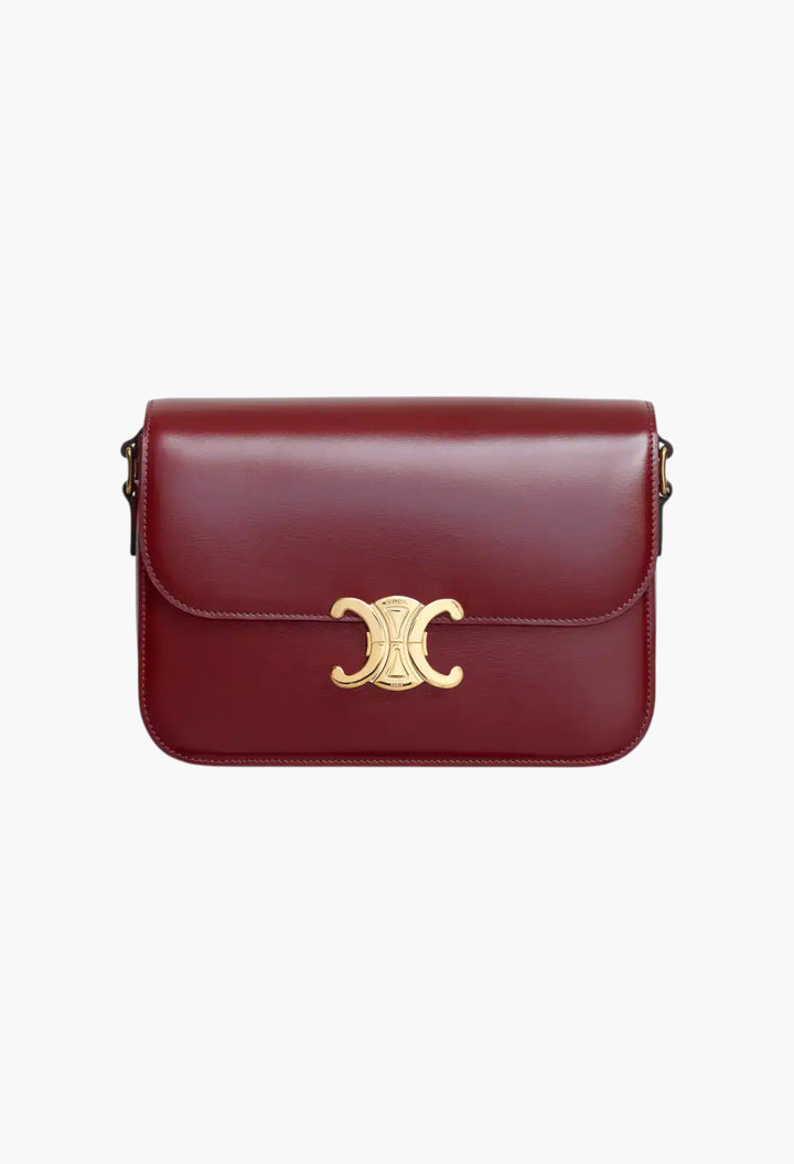 Classique Triomphe Bag In Shiny Calfskin - GLAM MODA