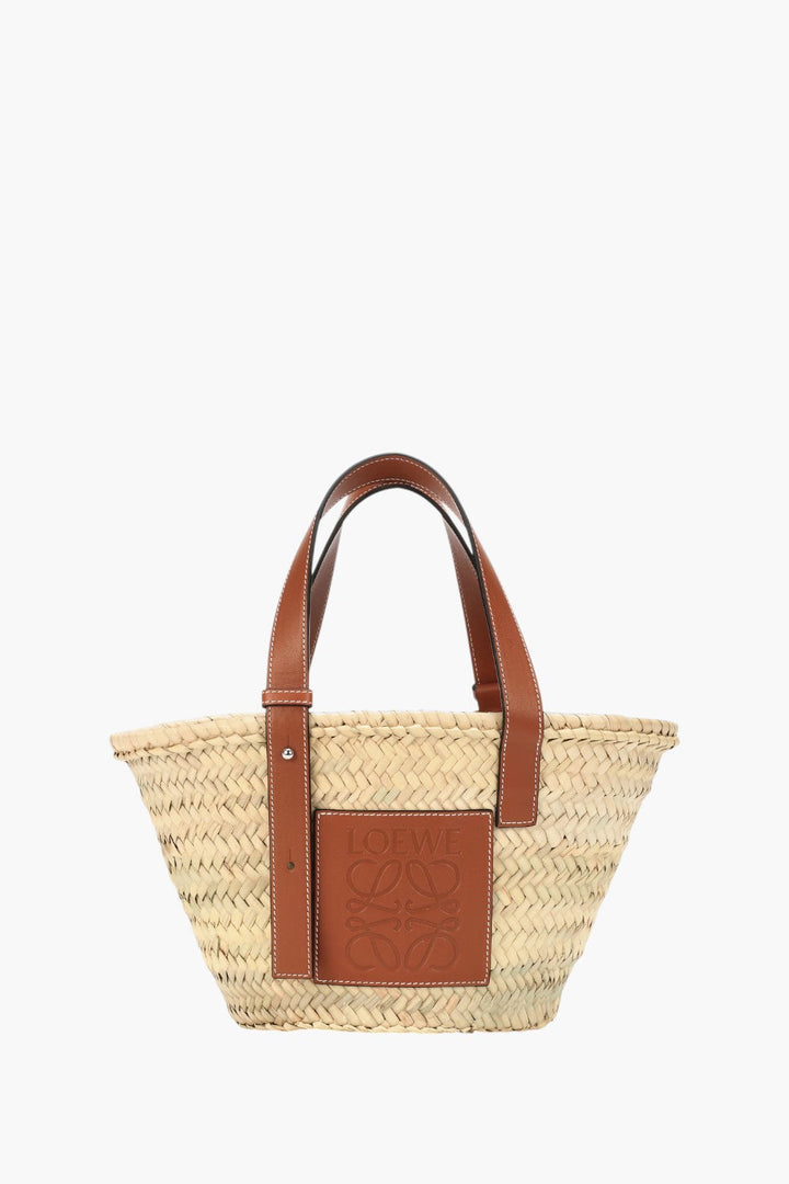 LOEWE Leather-trimmed Basket Bag - GLAM MODA