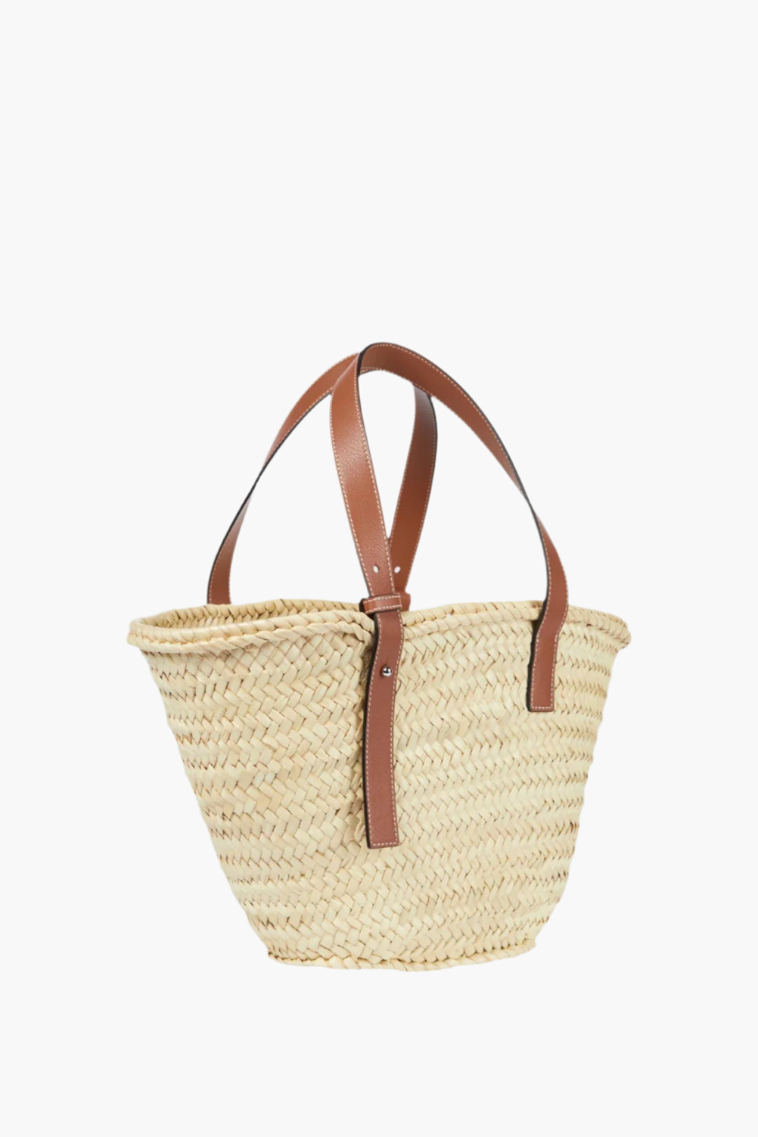 LOEWE Leather-trimmed Basket Bag - GLAM MODA