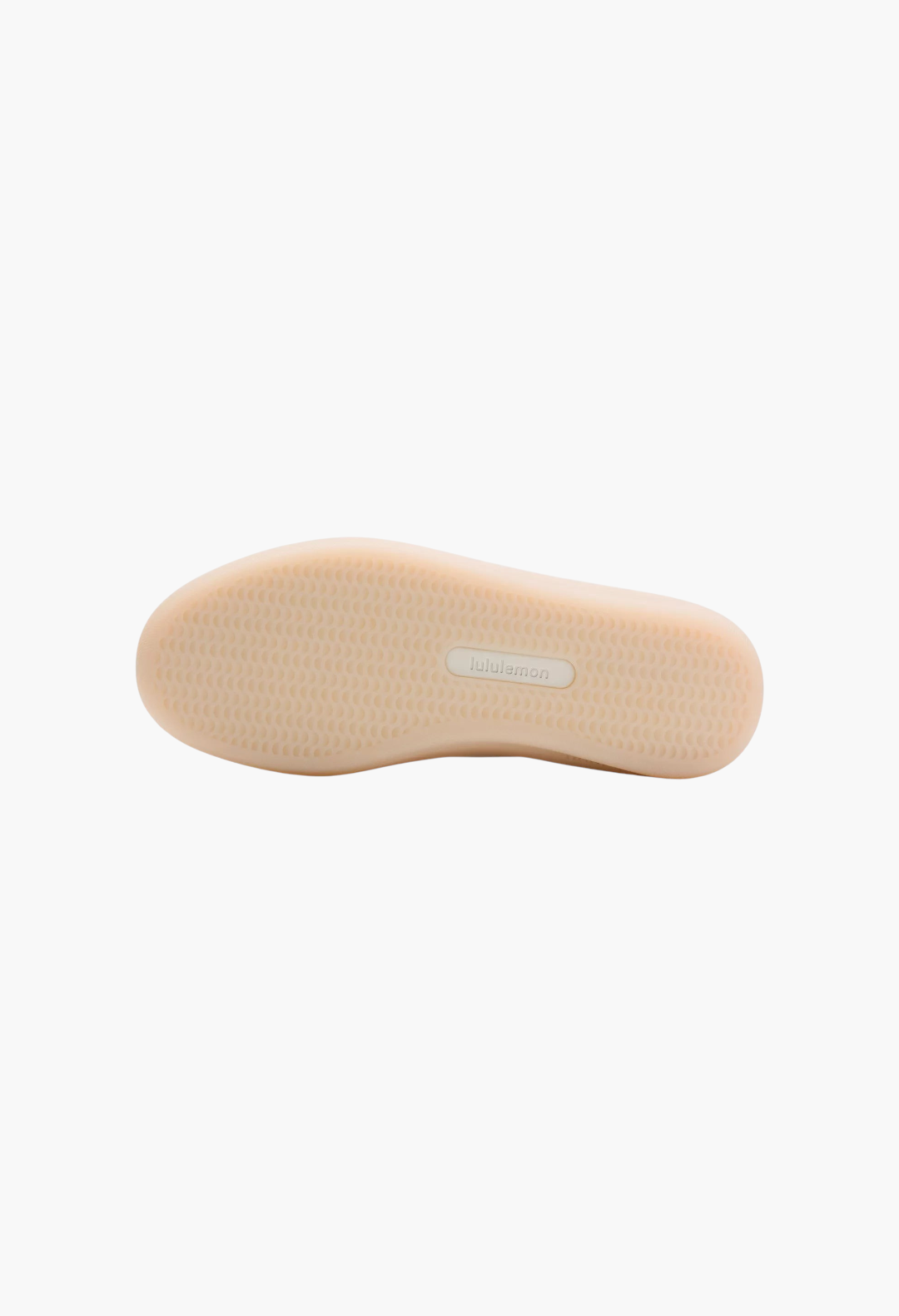 GLAM MODA Cityverse sneaker showing the light beige cupped rubber outsole with textured grip pattern