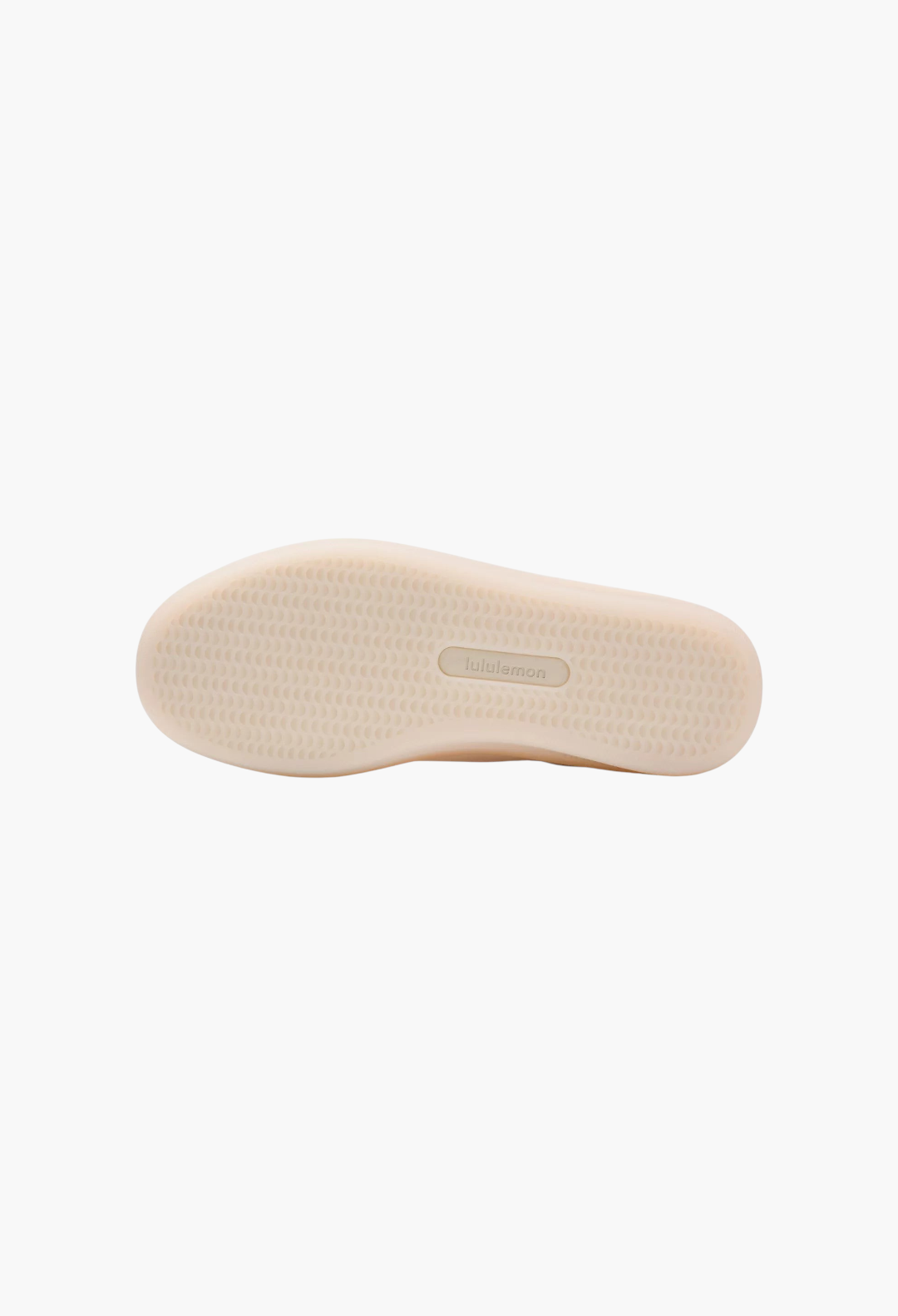 GLAM MODA Women's Cityverse sneaker showing the beige rubber outsole with textured grip pattern