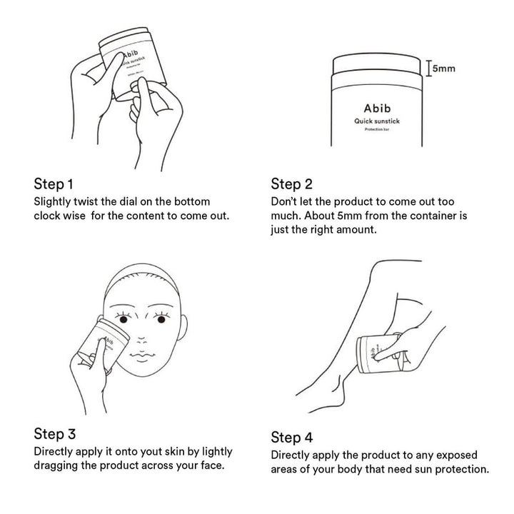 Abib - Quick Sunstick Protection Bar - GLAM MODA