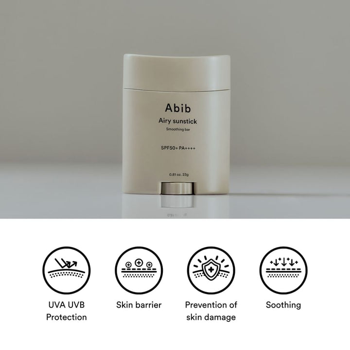 Abib - Airy Sunstick Smoothing Bar - GLAM MODA