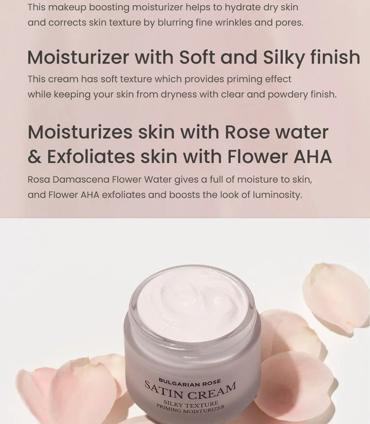 Bulgarian Rose Satin Cream