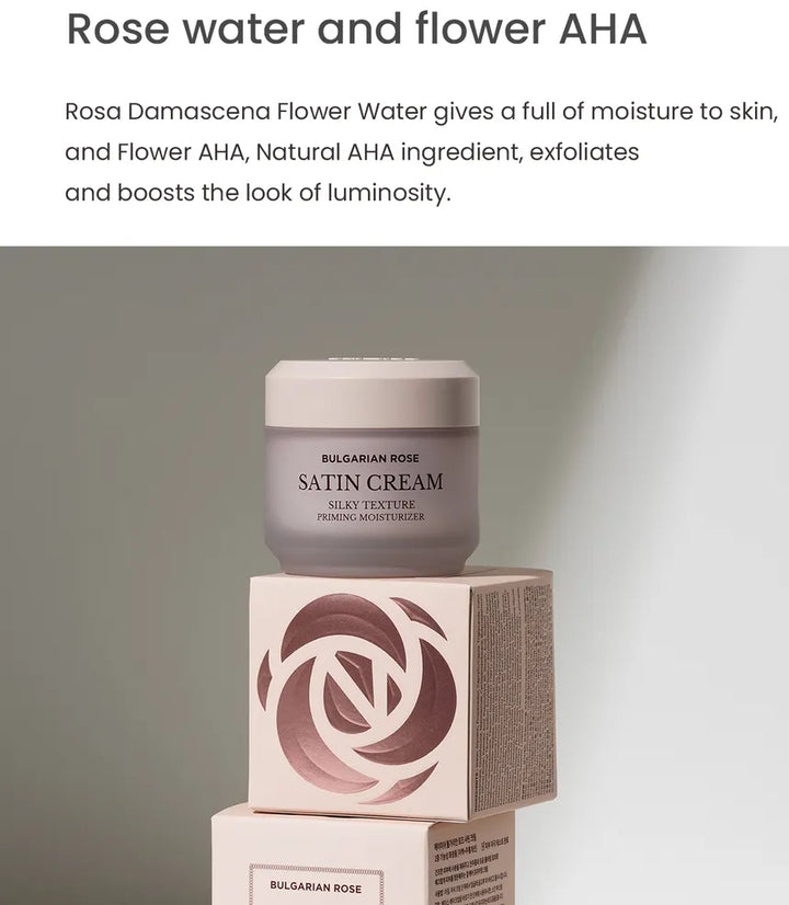 Bulgarian Rose Satin Cream