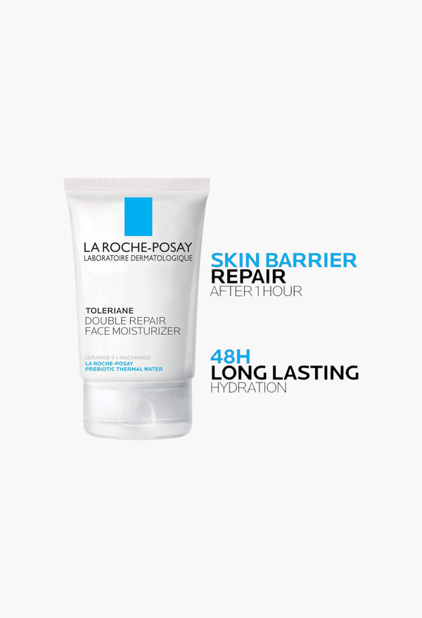 La Roche-Posay Toleriane Double Repair Face Moisturizer, Daily Moisturizer Face Cream with Ceramide & Niacinamide for All Skin Types, Immediate Comfort & Long Lasting Hydration, Fragrance Free