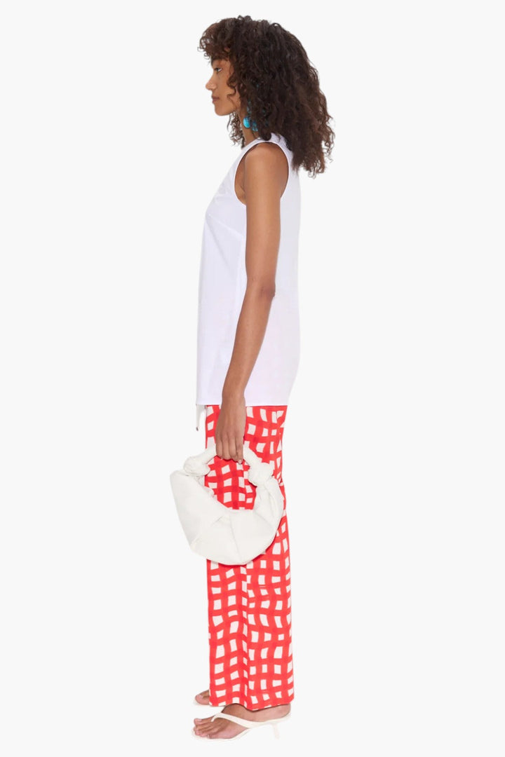 Lacy Poplin Tie Top - GLAM MODA