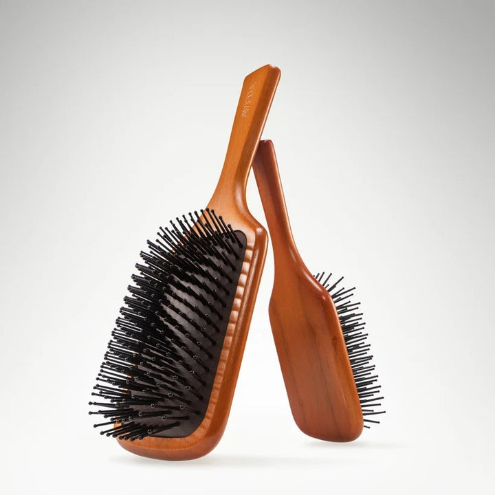Large Wood Paddle Brush - GLAM MODA