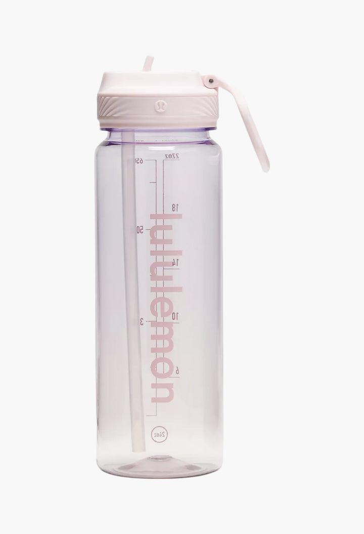 Lavender Frost/Pink Organza/Pink Haze - Back to Life Clear Bottle 24oz Straw Lid - GLAM MODA
