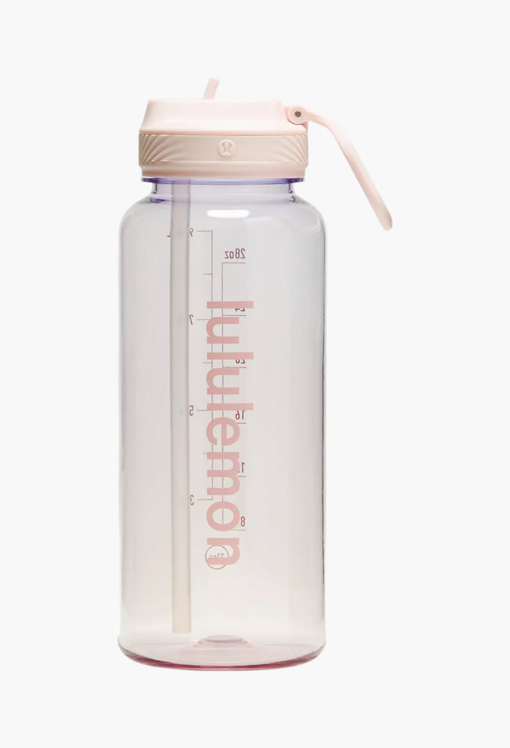 Lavender Frost/Pink Organza/Pink Haze - Back to Life Clear Bottle 32oz Straw Lid - GLAM MODA