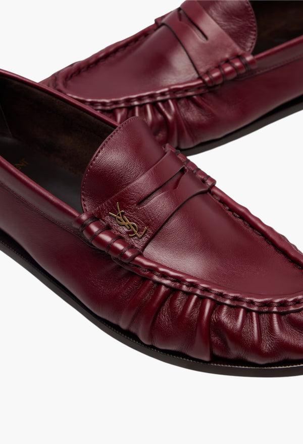 Le Loafer Cassandre leather penny loafers