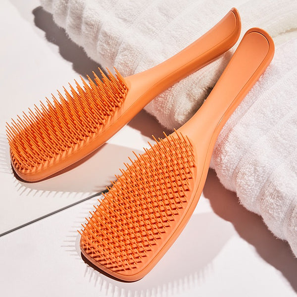 Sunshine orange - The Ultimate Detangler Plant Brush™-Straight & Wavy