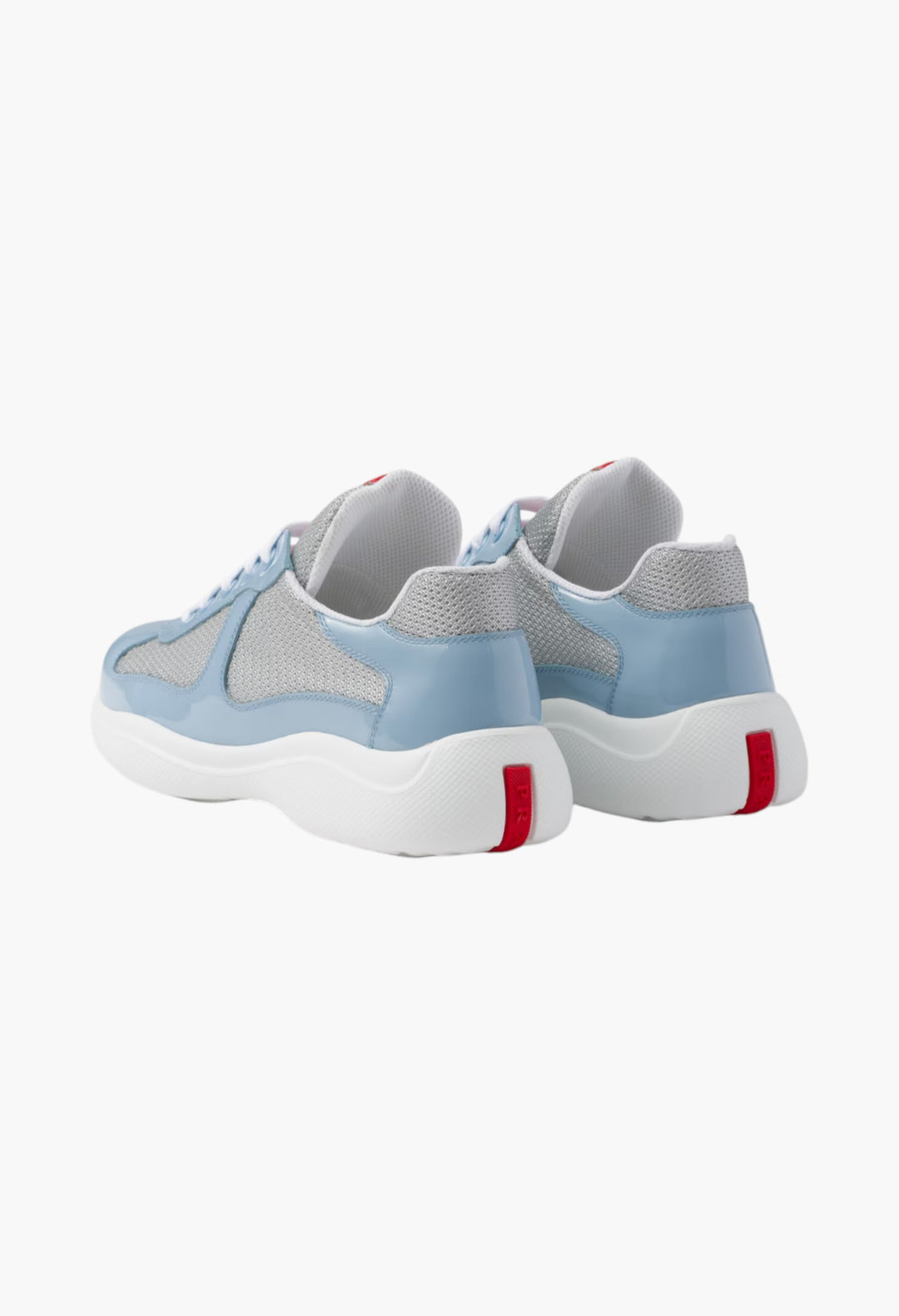 Light Blue - Prada America's Cup Biker Fabric Sneakers - GLAM MODA