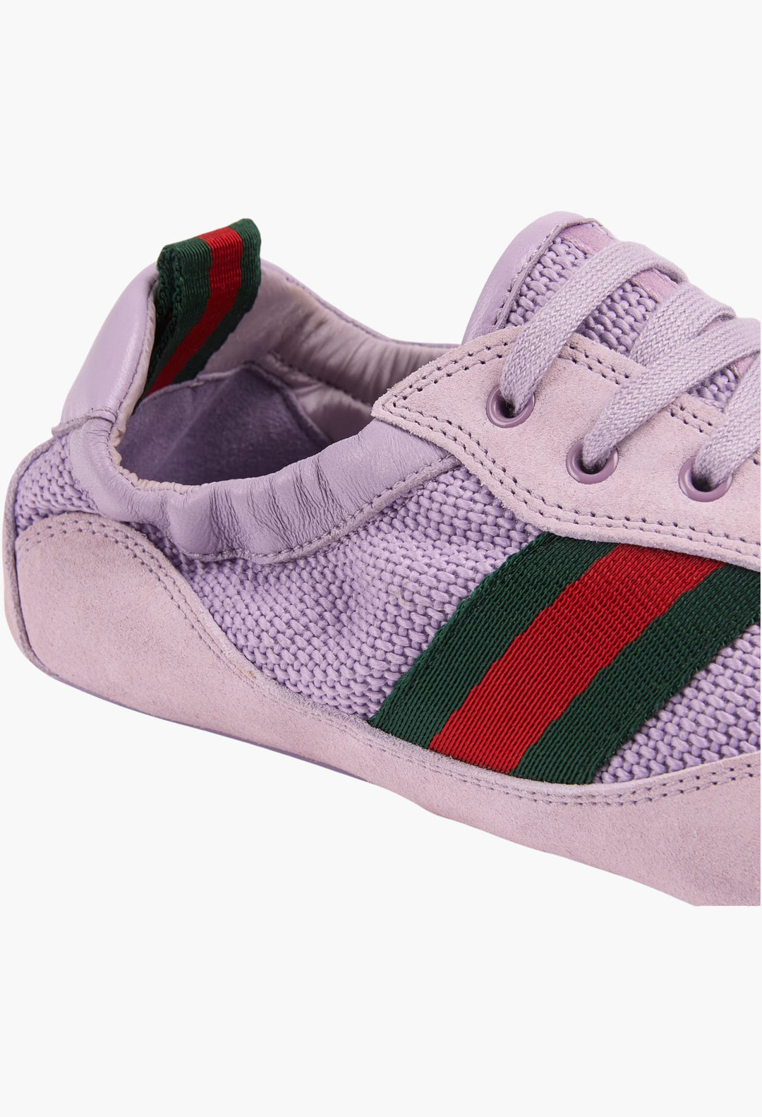 Lilac Fabric - Women's Gucci Shift Sneaker - GLAM MODA