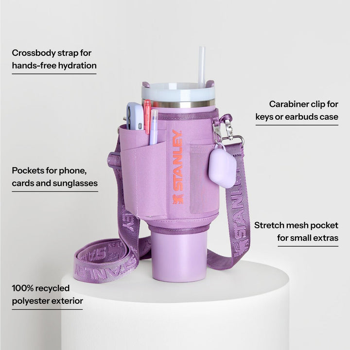 Lilac - The All Day 40 OZ Quencher Carry-All - GLAM MODA