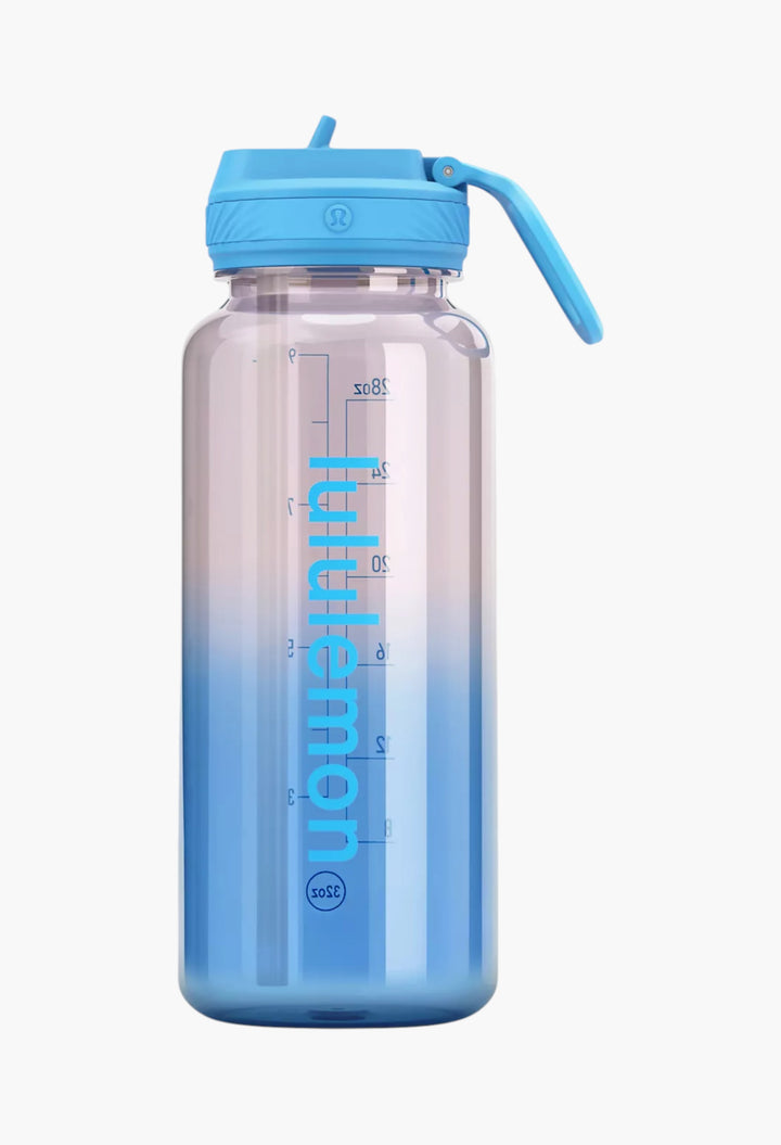 Back to Life Clear Bottle 32oz Straw Lid - GLAM MODA