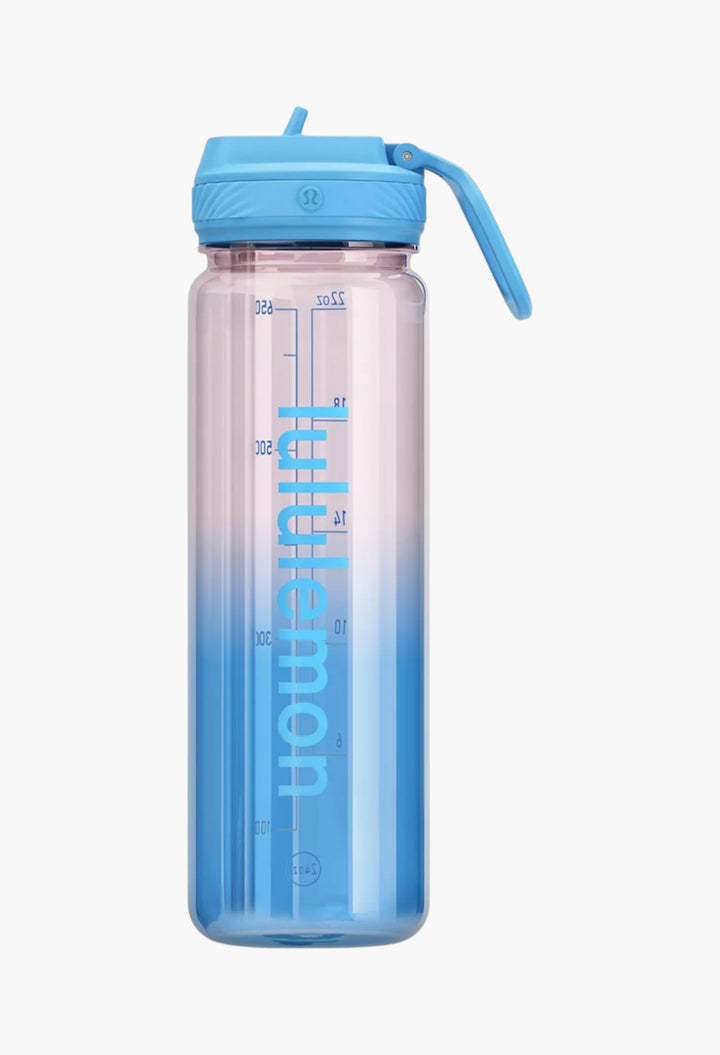 Back to Life Clear Bottle 24oz Straw Lid - GLAM MODA