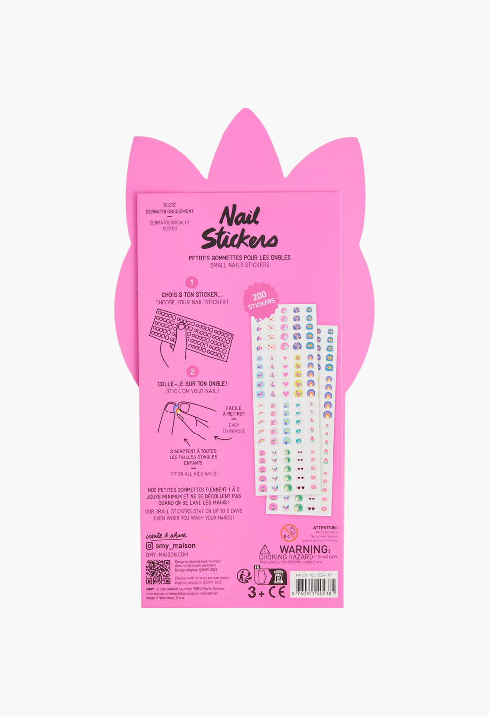 Lily Nail Sticker Set - GLAM MODA
