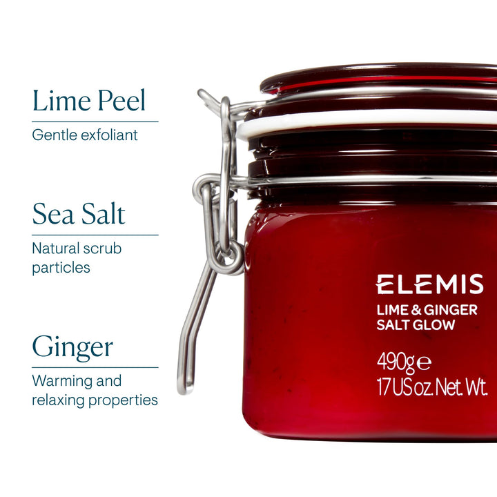 Lime & Ginger Salt Glow 490g - GLAM MODA