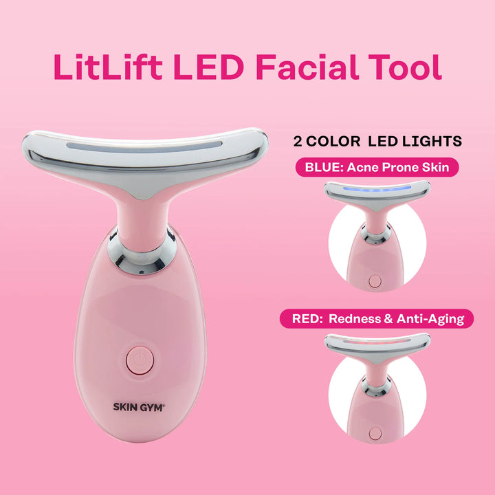 Litlift Ems Led Facial Tool - Lifts & Sculpts • Led Therapy • Reduces Appearance Of Fine Lines - GLAM MODA