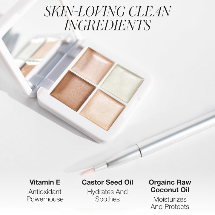 Living Luminizer Glow Quad Mini - GLAM MODA