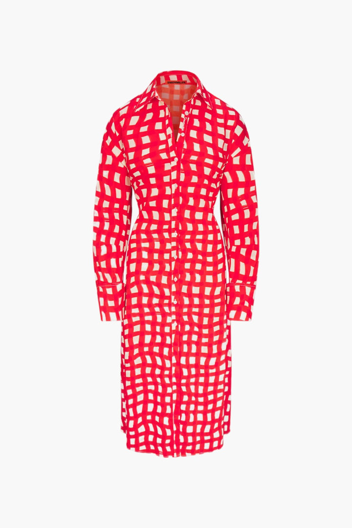 Loch Poplin Maxi Dress - GLAM MODA