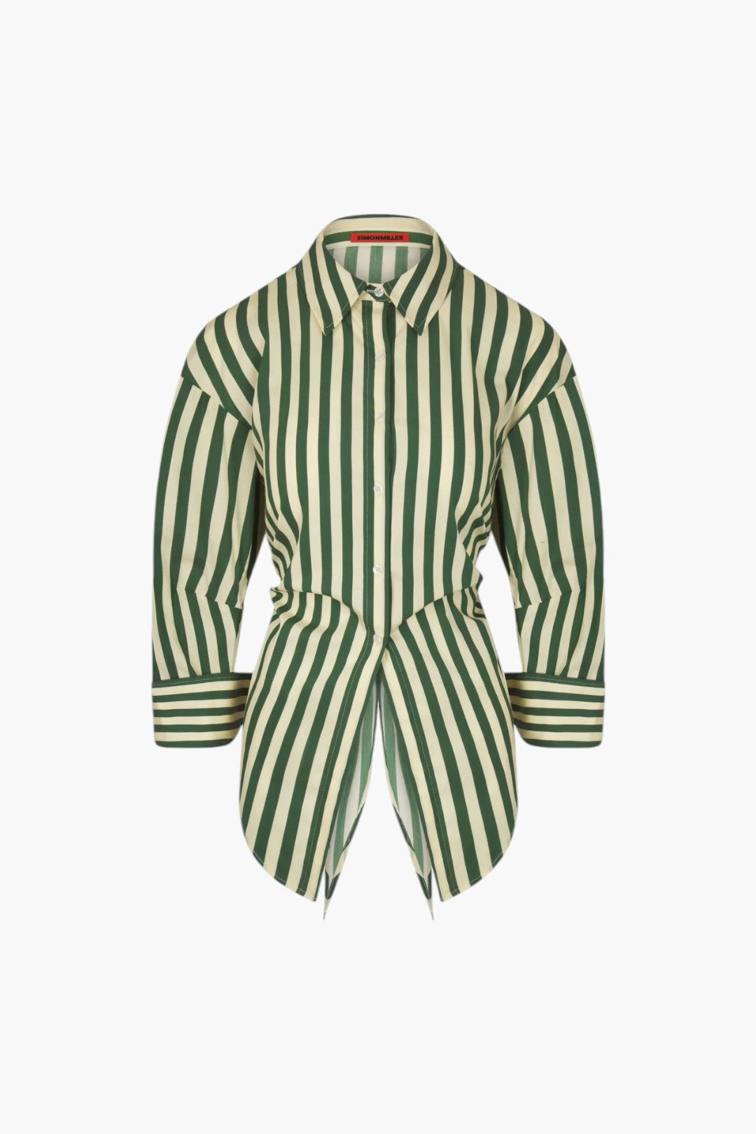 Loch Striped Poplin Button Up - GLAM MODA