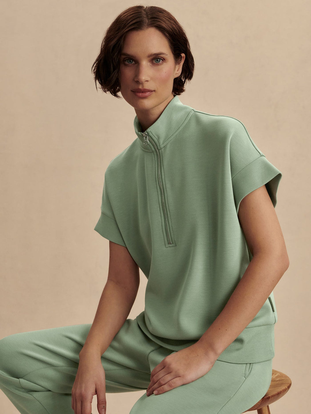 Loden Frost - Ritchie Short Sleeve Sweat - GLAM MODA