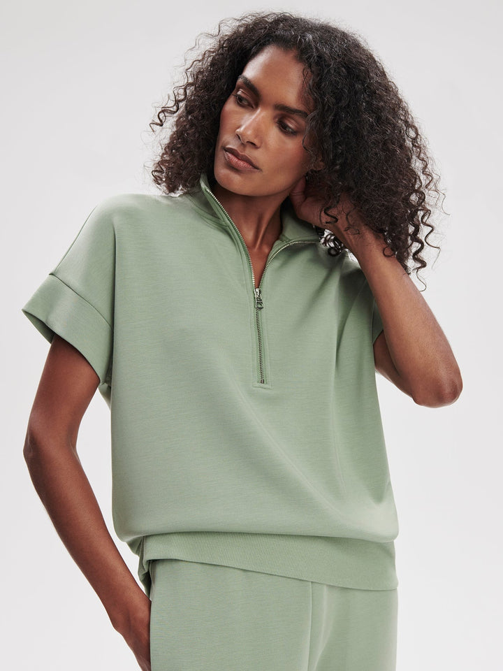 Loden Frost - Ritchie Short Sleeve Sweat - GLAM MODA