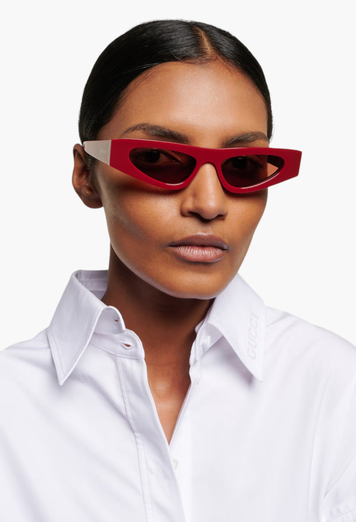 Logo Cat-Eye Sunglasses - GLAM MODA