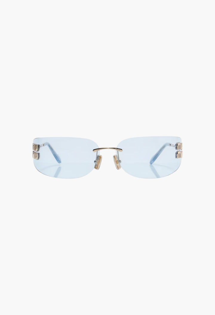 Logo Rectangular Sunglasses - GLAM MODA