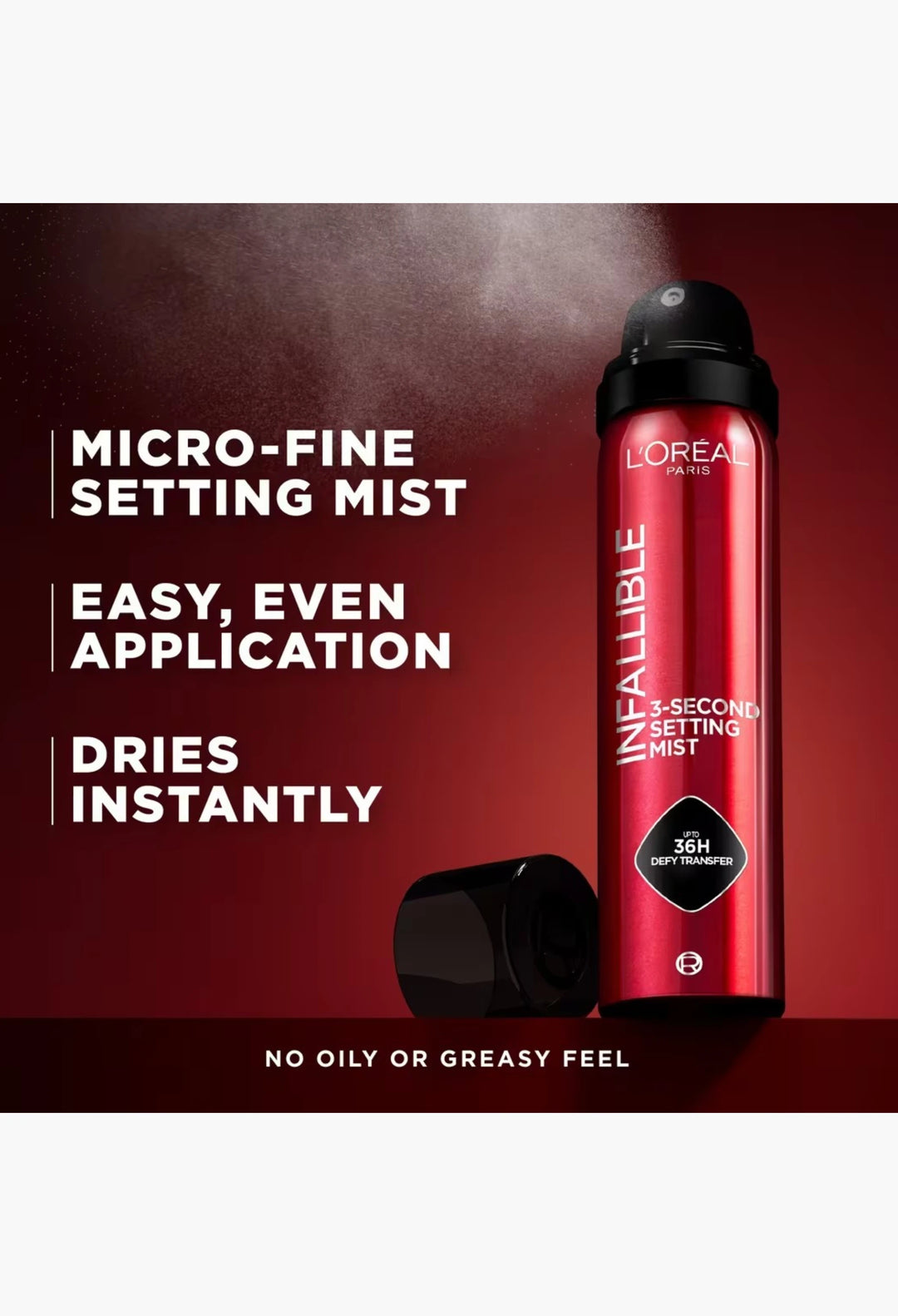 Infallible 3-Second Setting Mist Spray