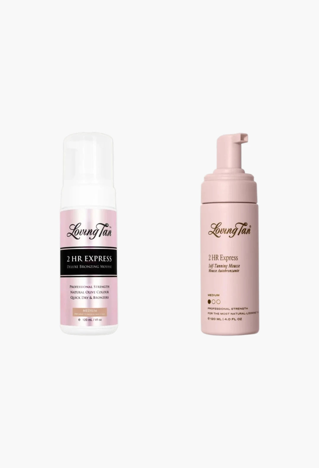 LOVING TAN 2HR EXPRESS DELUXE BRONZING MOUSSE MEDIUM