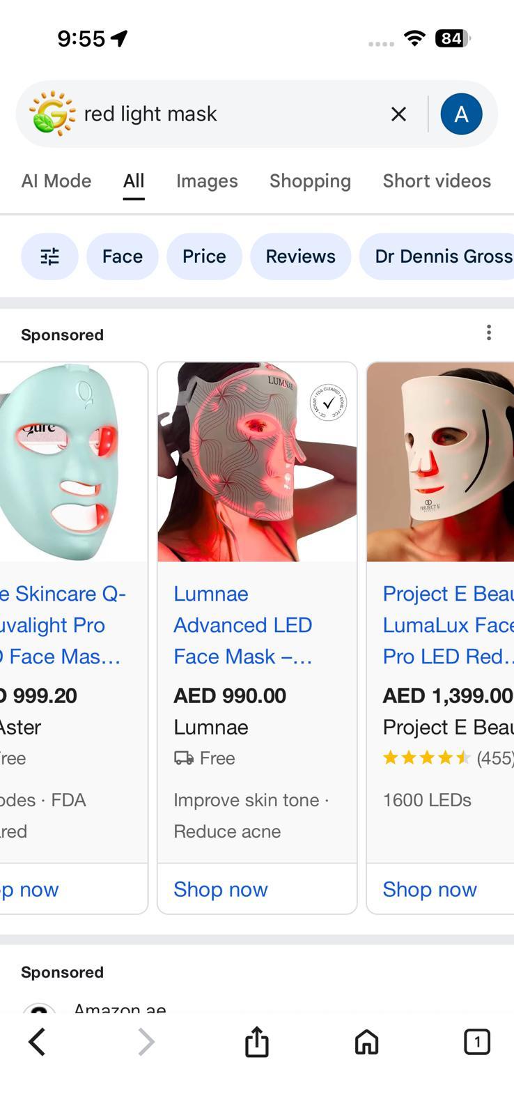 LumaLux Face | Pro LED Red Light Therapy Mask - GLAM MODA