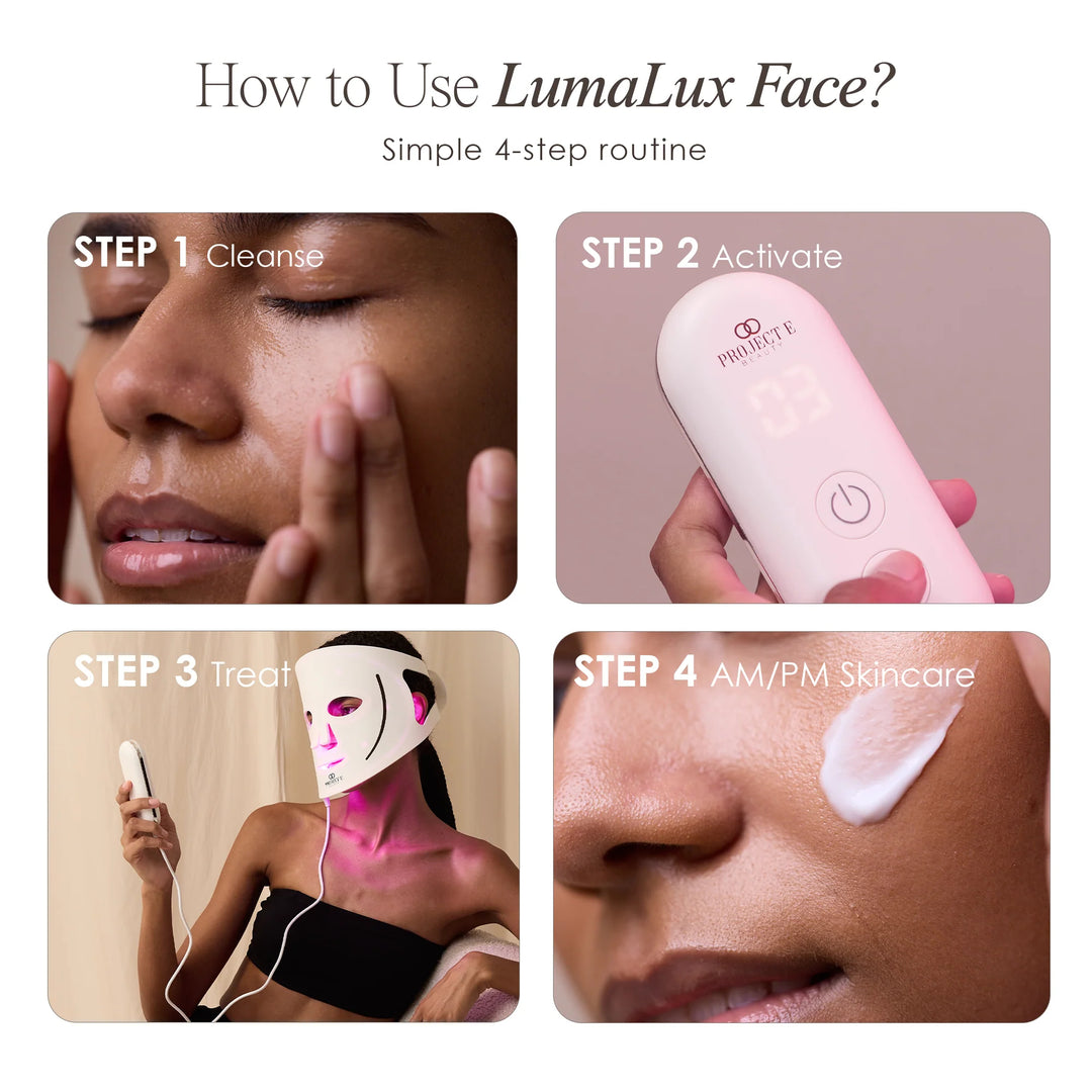 LumaLux Face | Pro LED Red Light Therapy Mask - GLAM MODA