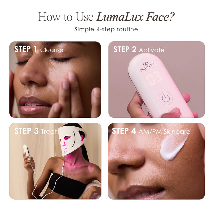 LumaLux Face | Pro LED Red Light Therapy Mask - GLAM MODA