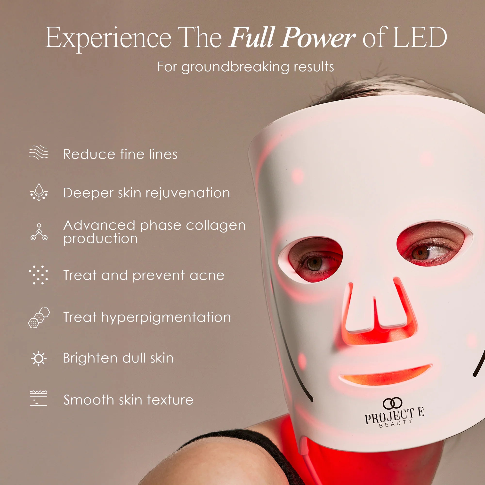 LumaLux Face Pro LED Red Light Therapy Mask | Anti-Aging & Skin