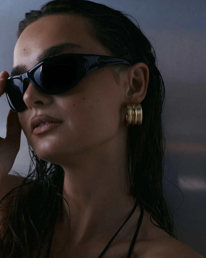 The Canyon Hoops - Gold - GLAM MODA