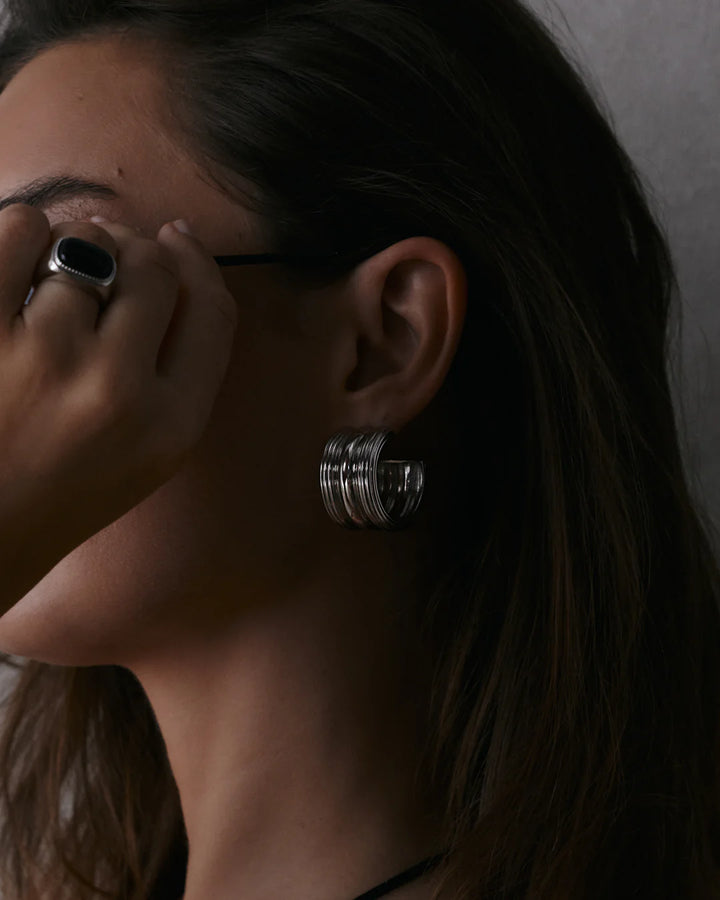 The Canyon Hoops - Gold - GLAM MODA