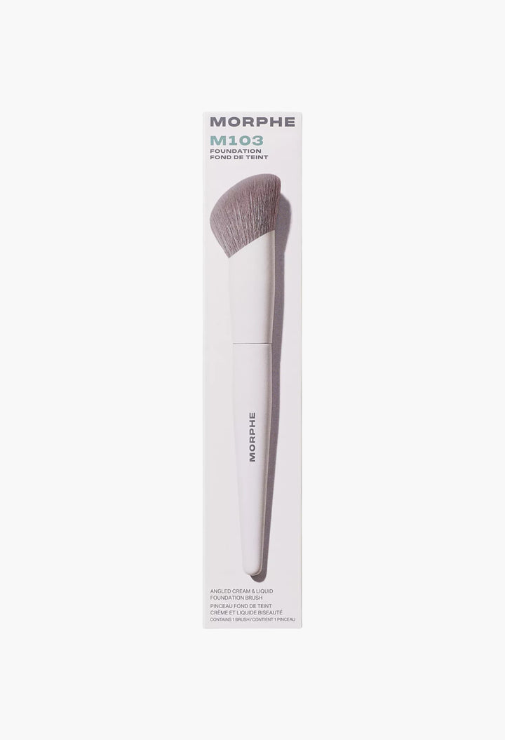 M103 Angled Cream & Liquid Foundation Brush - GLAM MODA