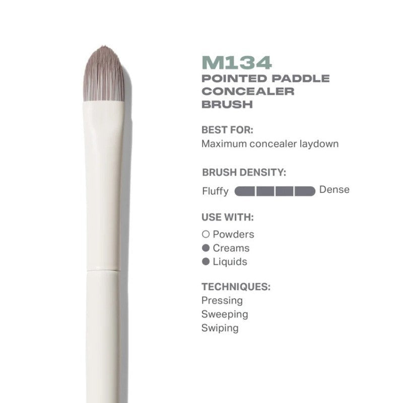 M134 Pointed Paddle Concealer Brush - GLAM MODA