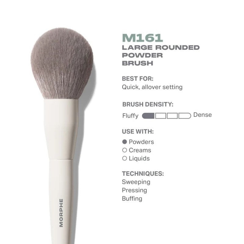 M161 Large Rounded Powder Brush - GLAM MODA