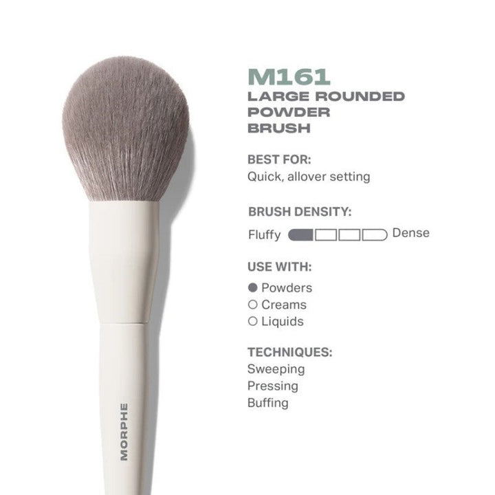 M161 Large Rounded Powder Brush - GLAM MODA