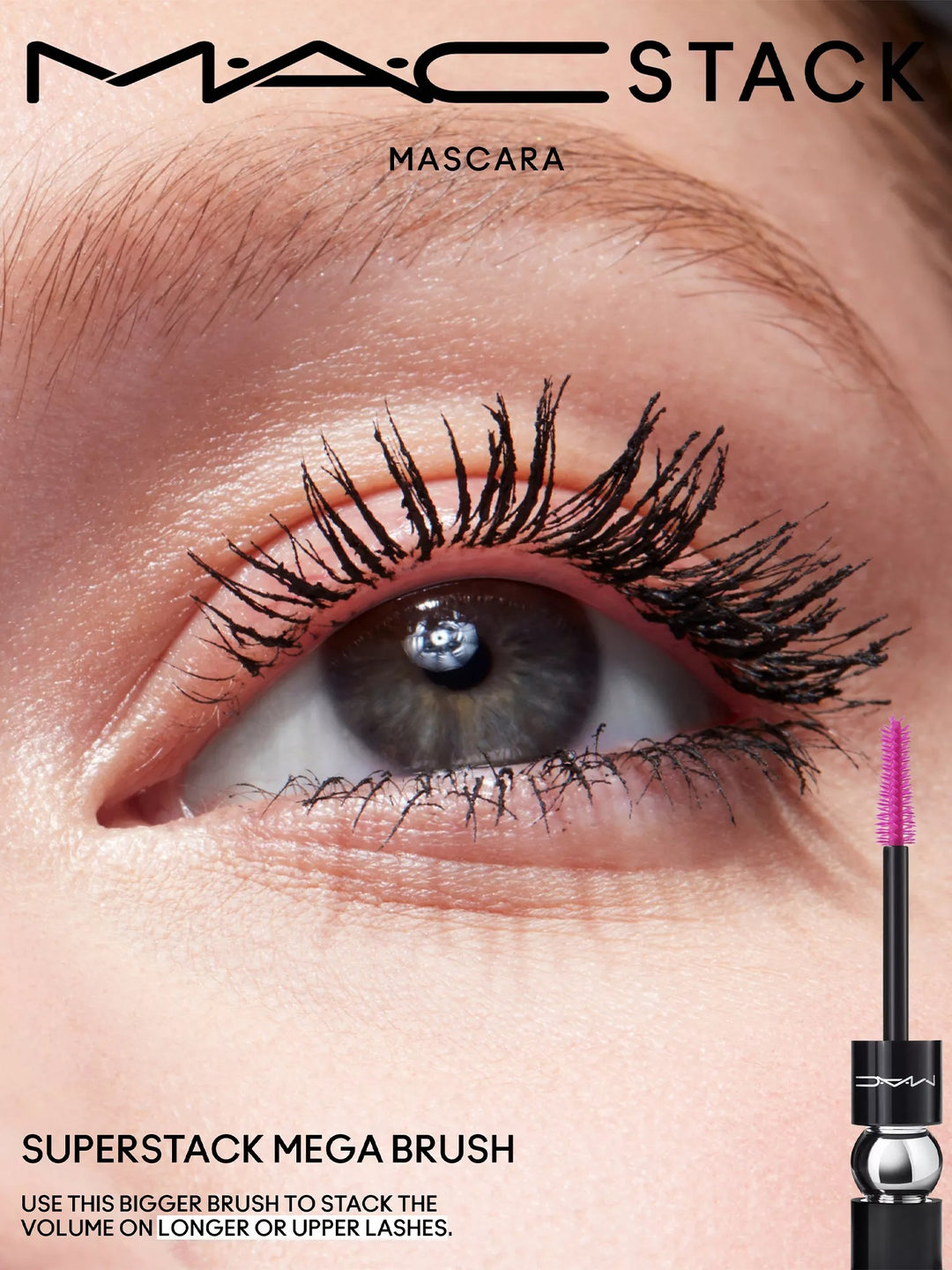 MACstack Mega Brush Mascara 12ml - GLAM MODA