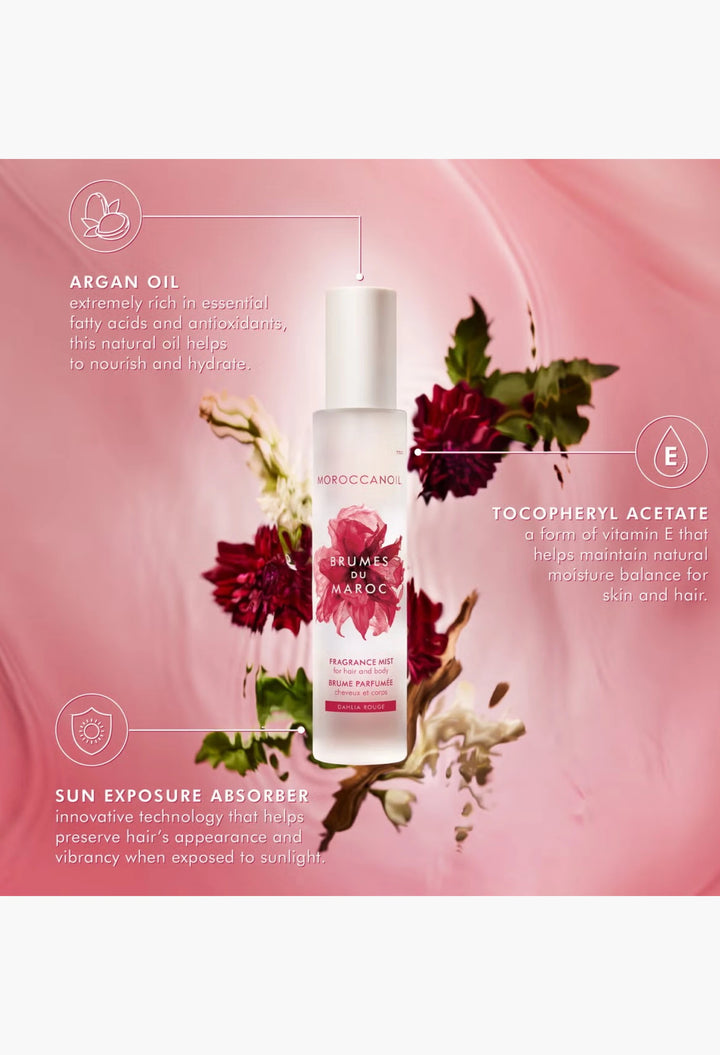Moroccanoil Hair & Body Fragrance Mist - Dahlia Rouge