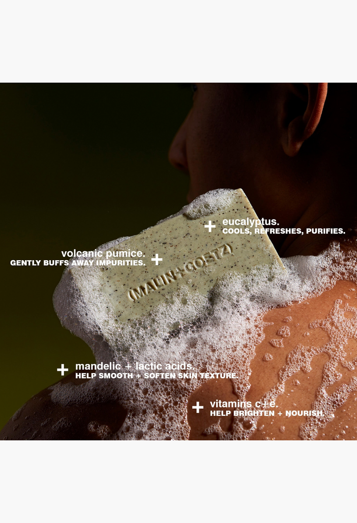 Malin+Goetz MANDELIC EXFOLIATING BAR - EUCALYPTUS