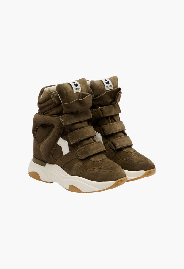 Balskee Suede High-Top Platform Sneakers